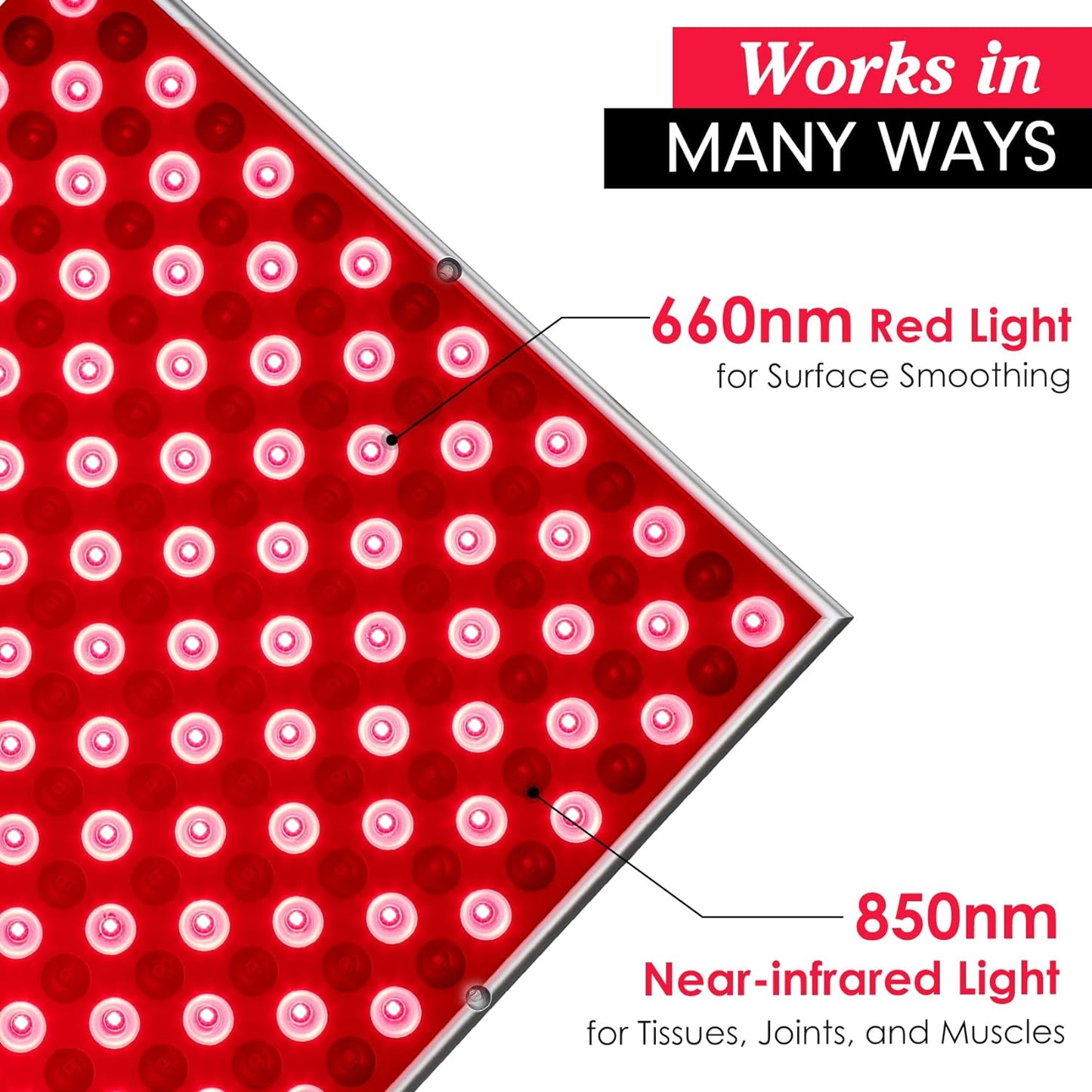 GroundingFlow™ Red Light Therapy Panel