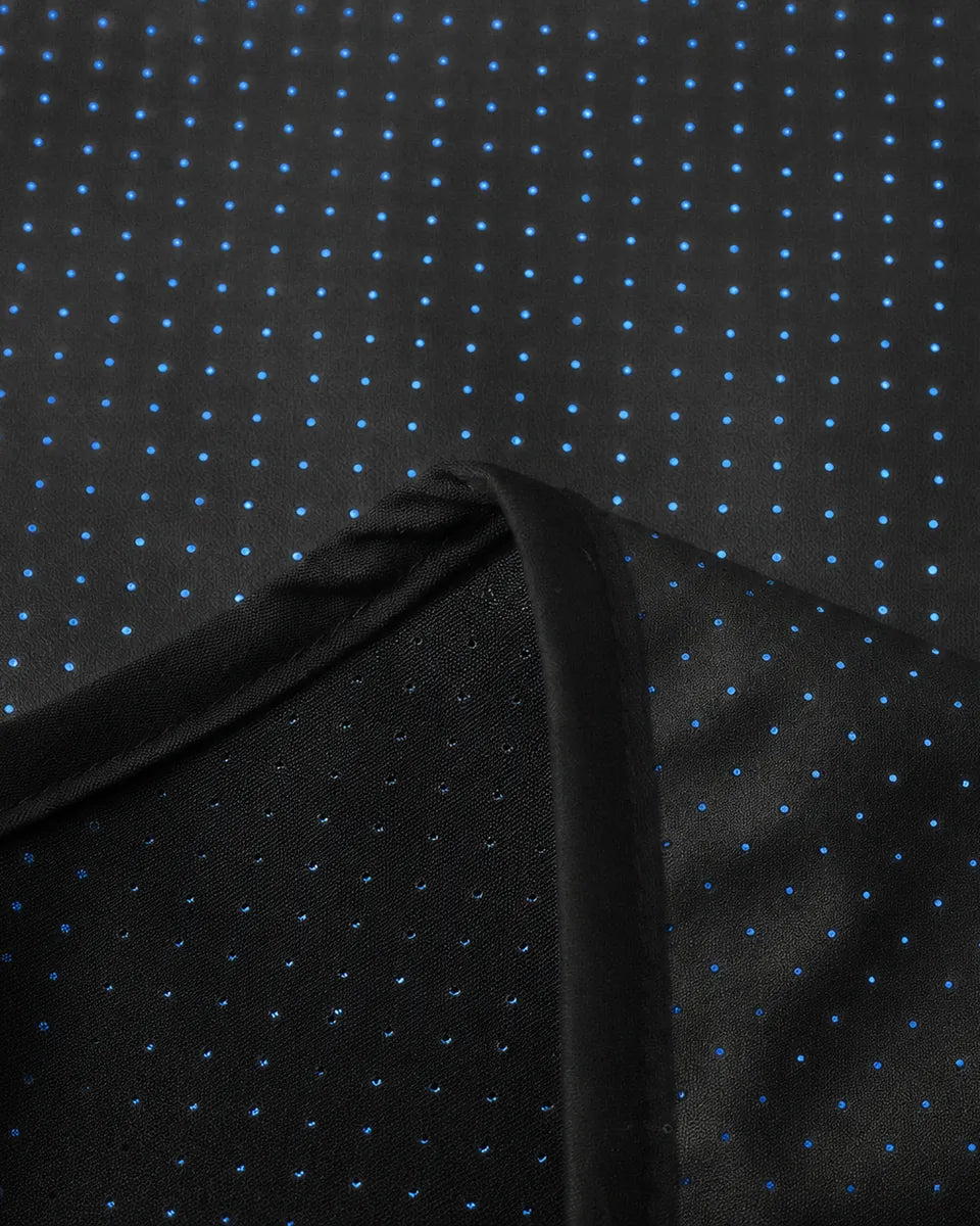 Close-up da superfície condutora com seus pontos de contato iluminados