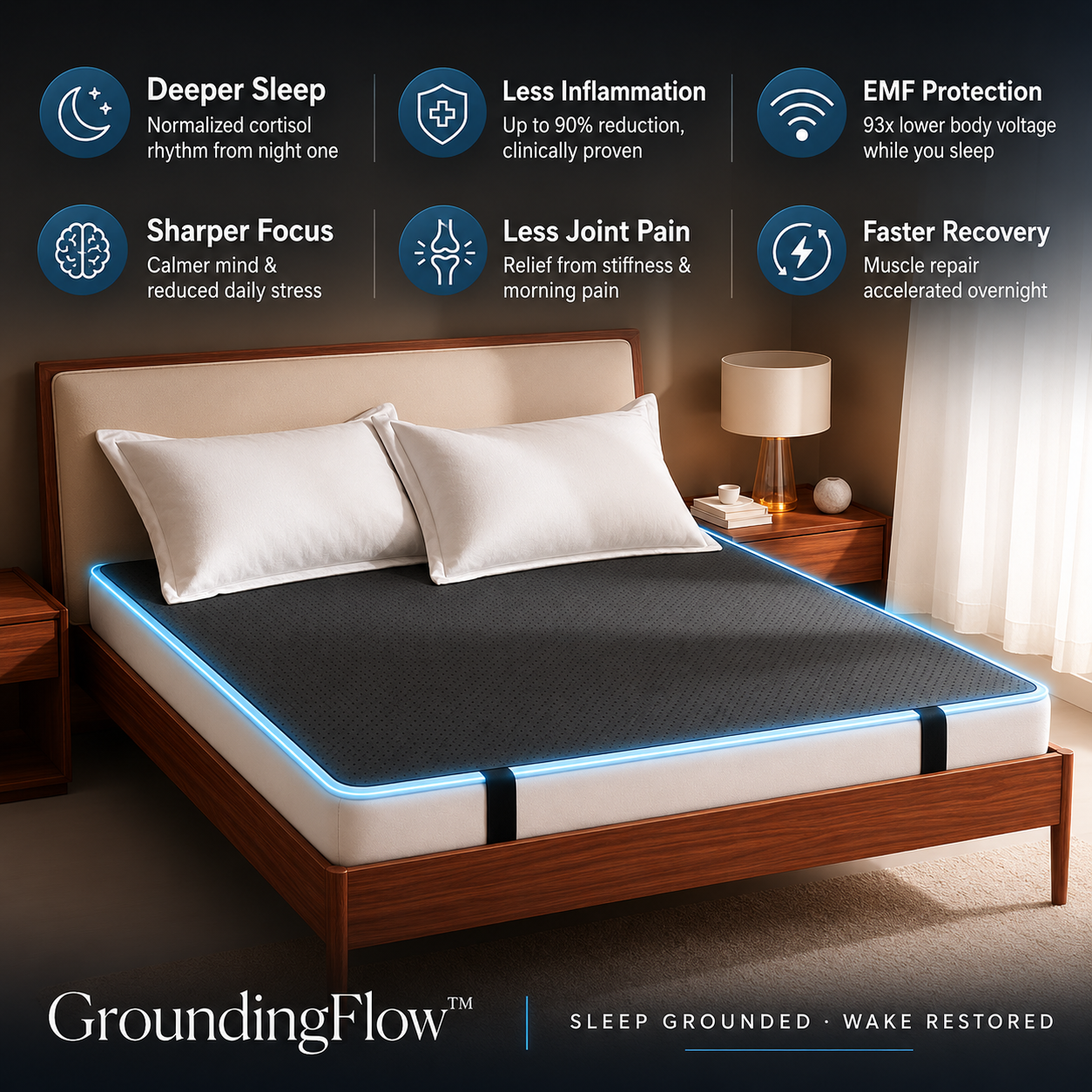 GroundingFlow™ Sleeping Earthing Mat
