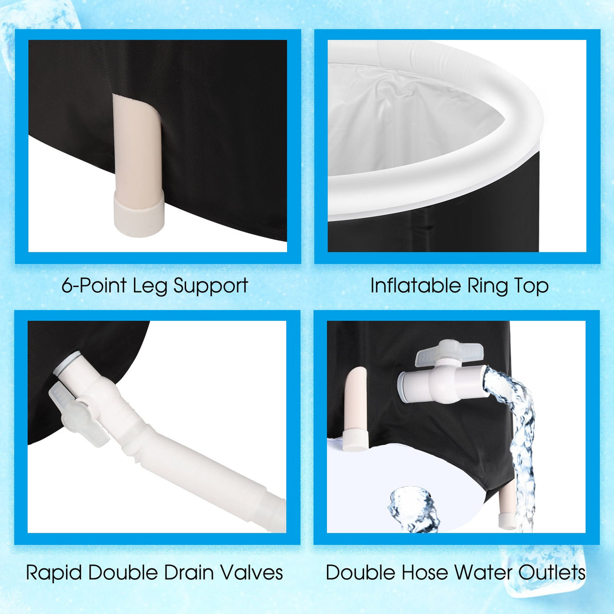 Bañera de inmersión en agua fría GroundingFlow™