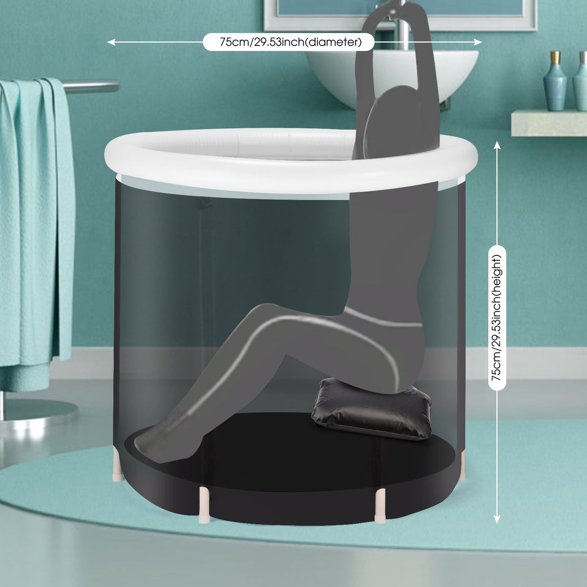 Bañera de inmersión en agua fría GroundingFlow™