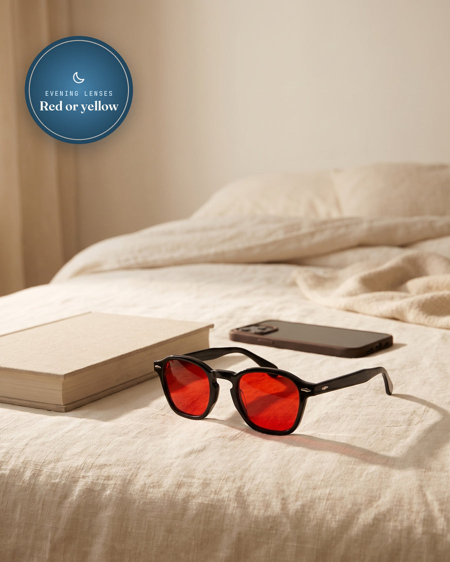 GroundingFlow black-frame evening glasses