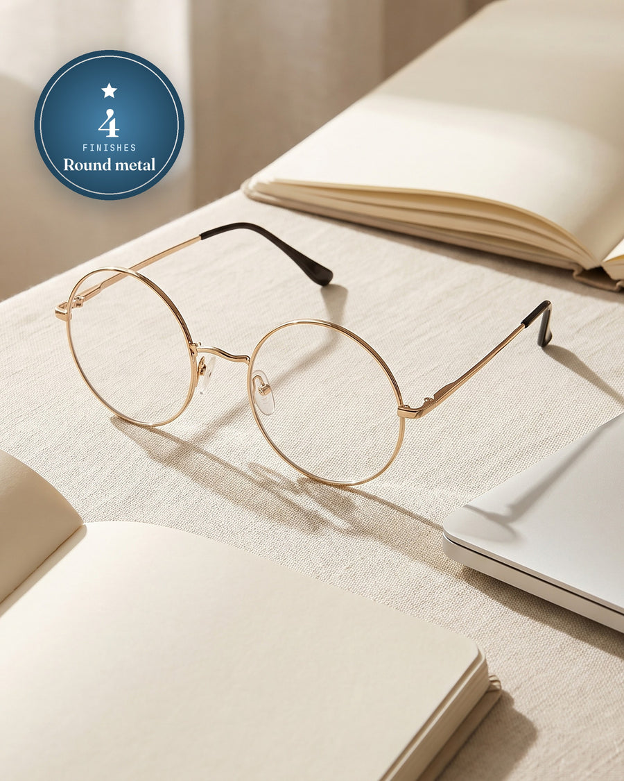 GroundingFlow Classic round glasses
