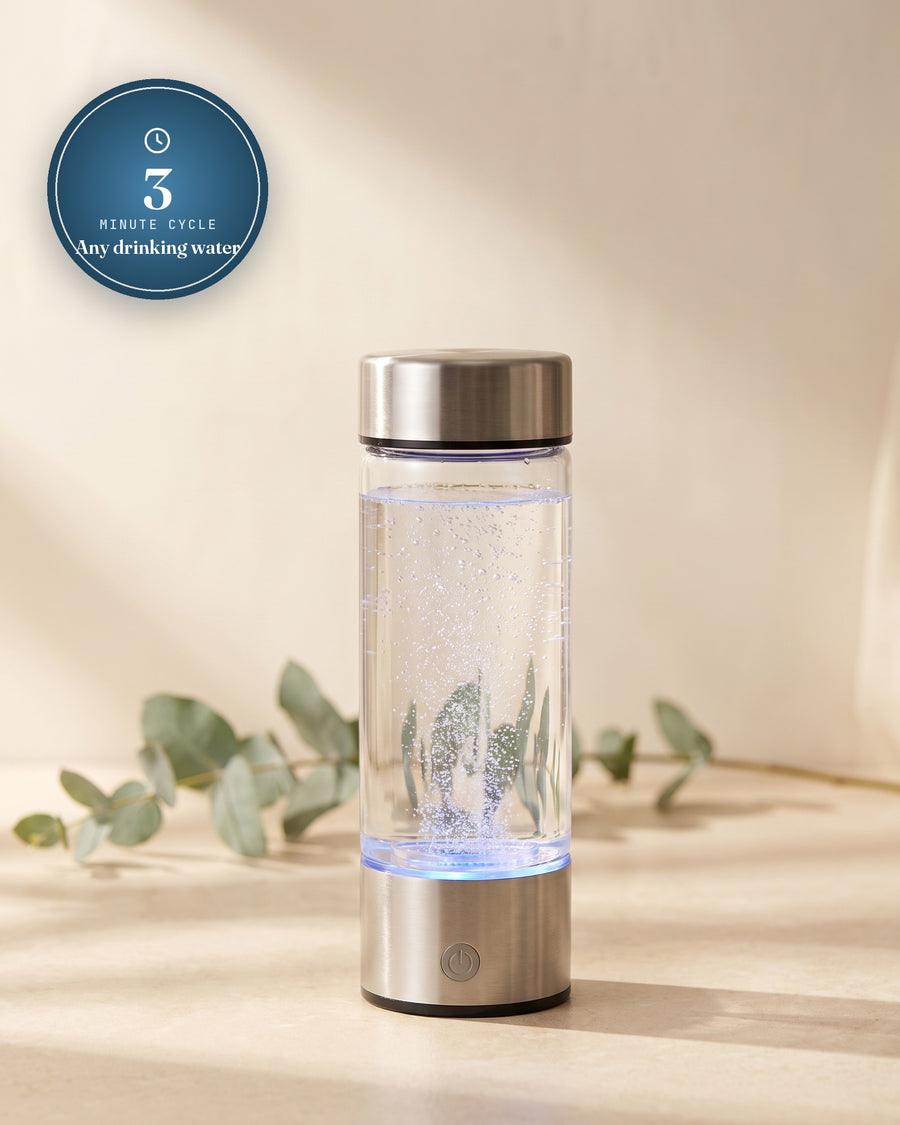 GroundingFlow hydrogen water bottle